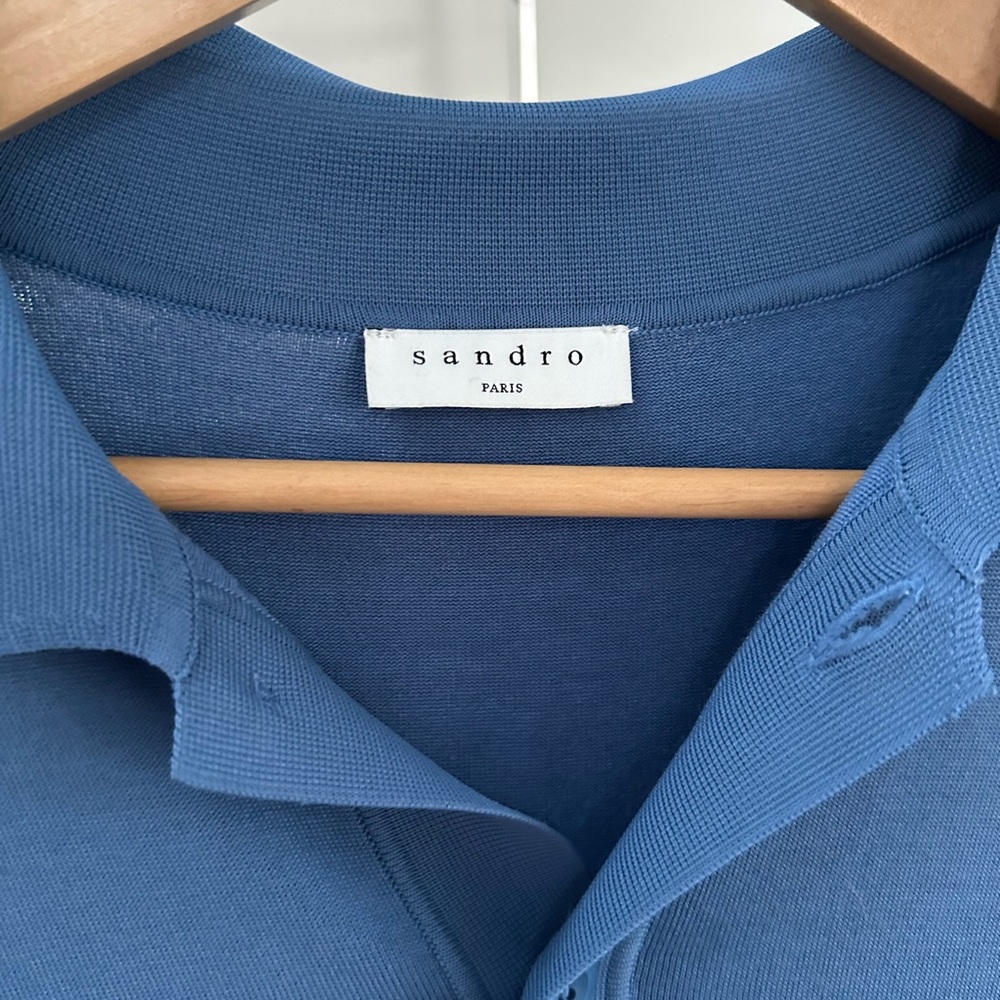 SANDRO PARIS MENS COLLARED SHIRT